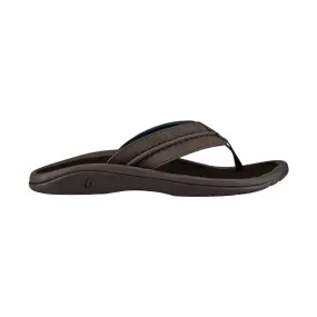 Olukai Men's Hokua Flip Flop - Dk Wood