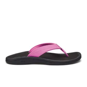 OluKai 'Ohana Sandal (Women) - Dragon Fruit/Black