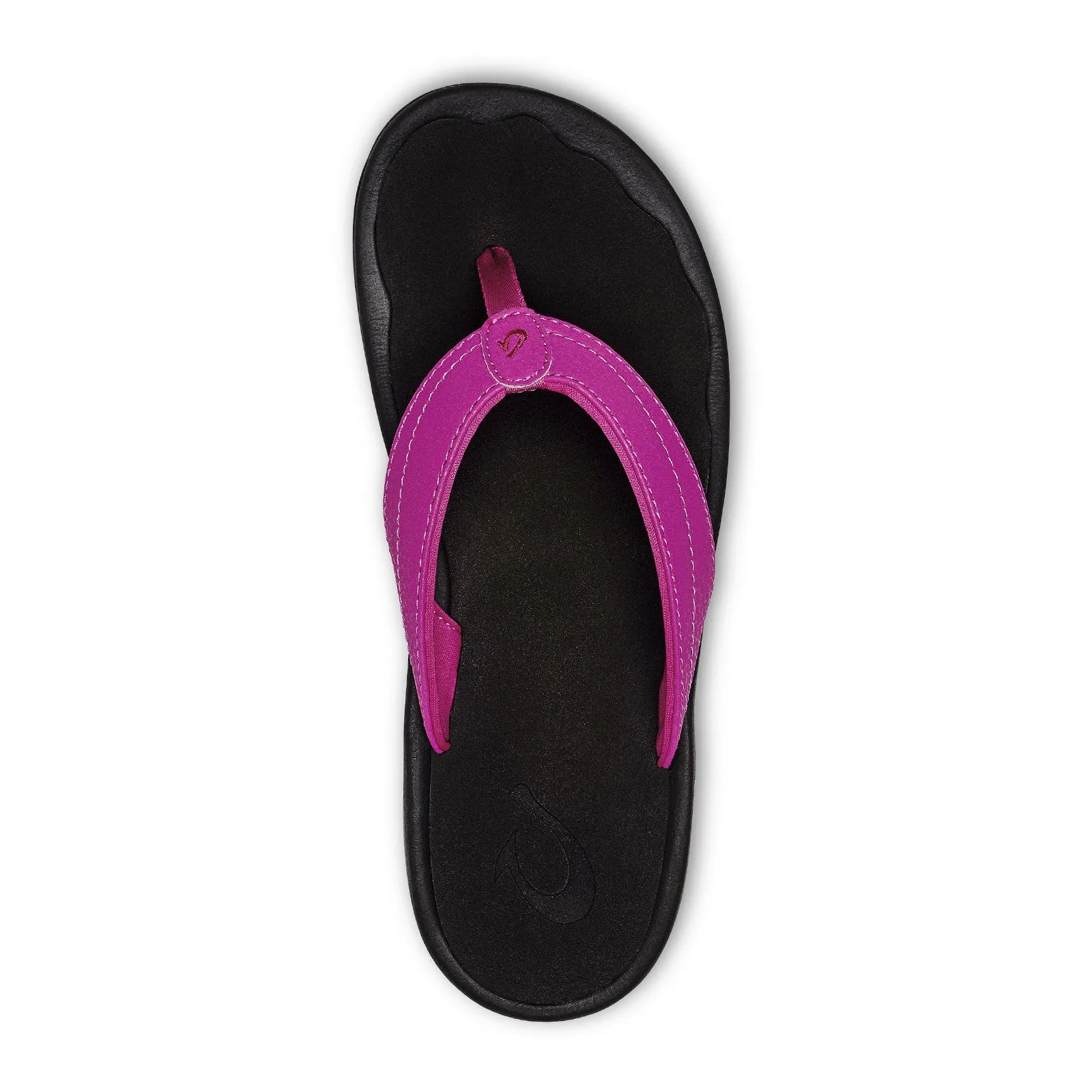 OluKai 'Ohana Sandal (Women) - Orchid Flower/Black