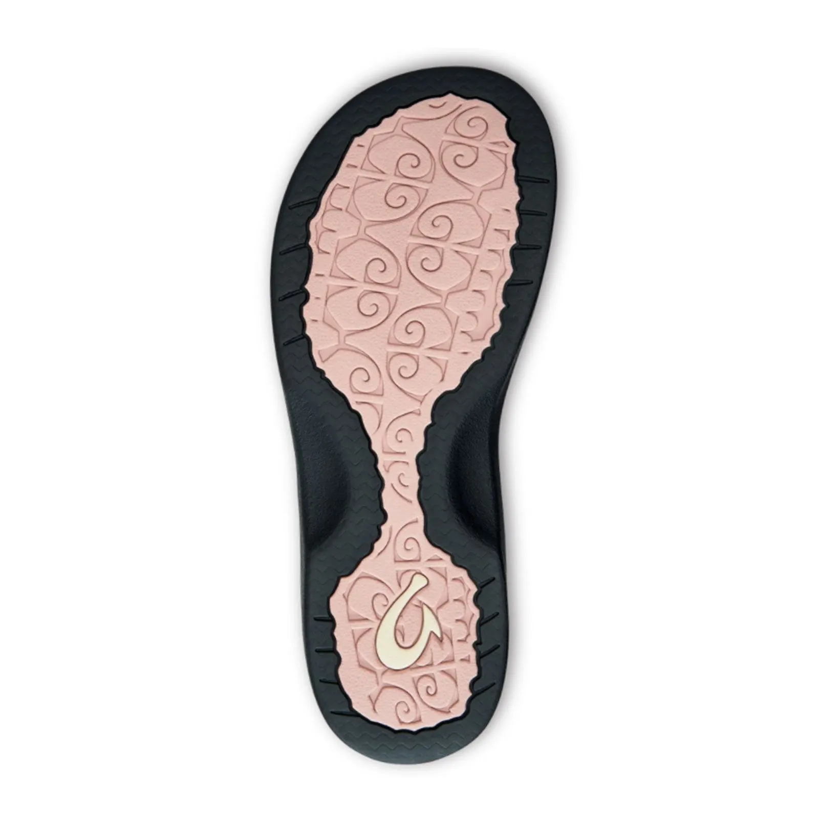 OluKai 'Ohana Sandal (Women) - Petal Pink/Black