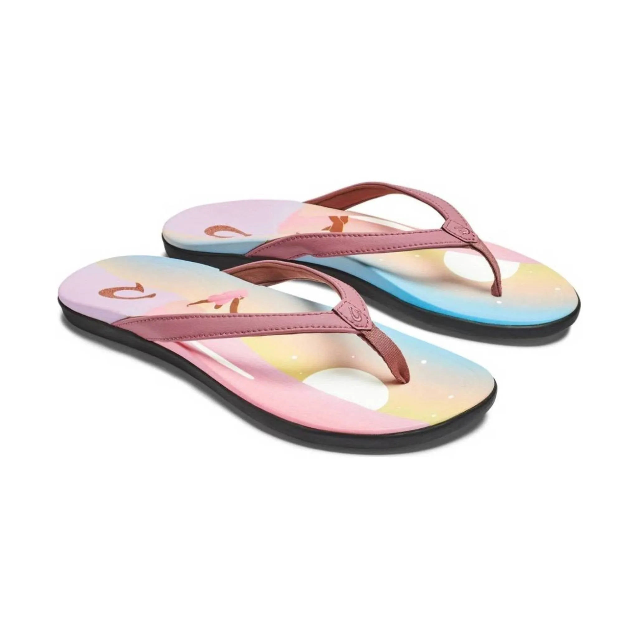 Olukai Women's Hoopio Pae Flip Flop - Ash Rose/Pae