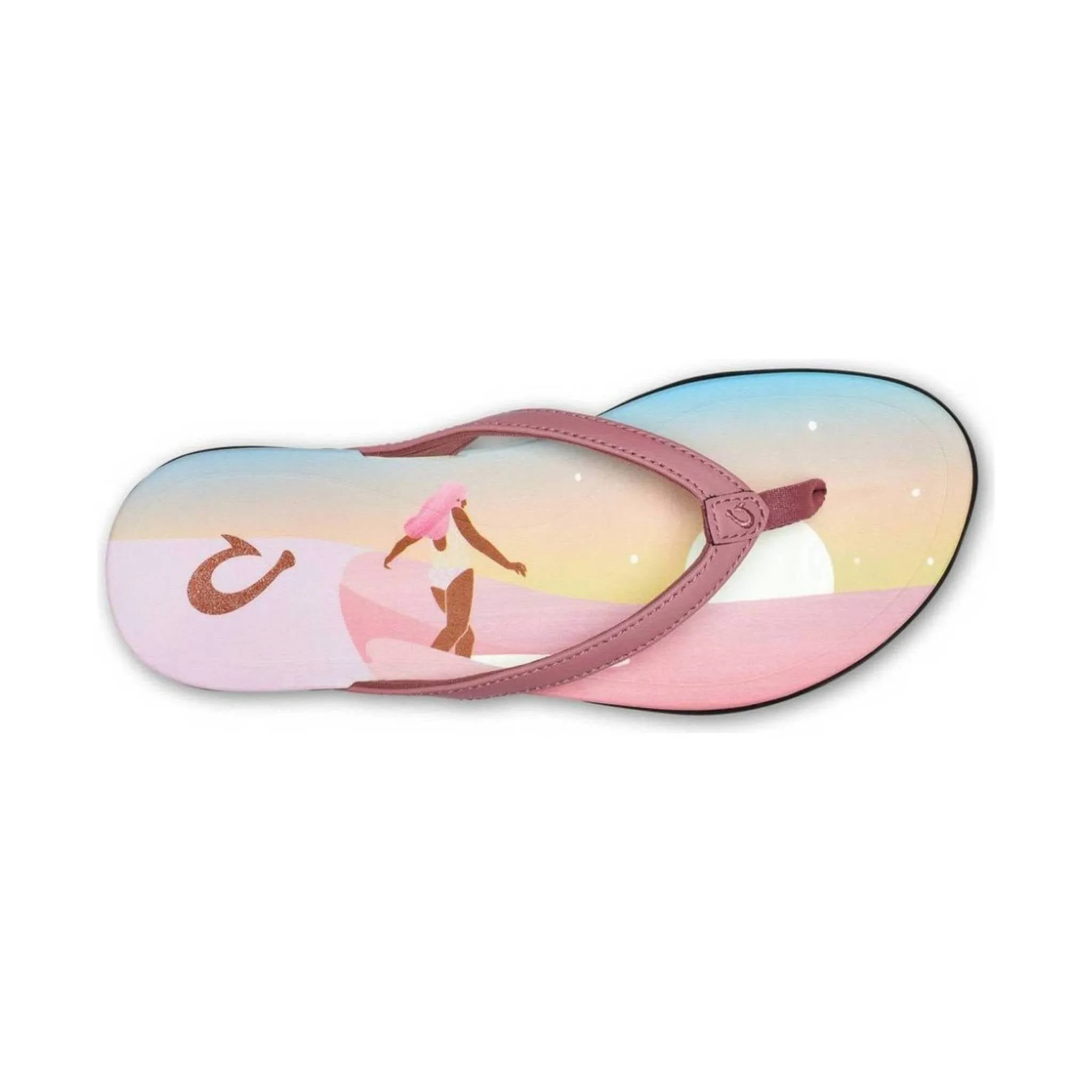 Olukai Women's Hoopio Pae Flip Flop - Ash Rose/Pae