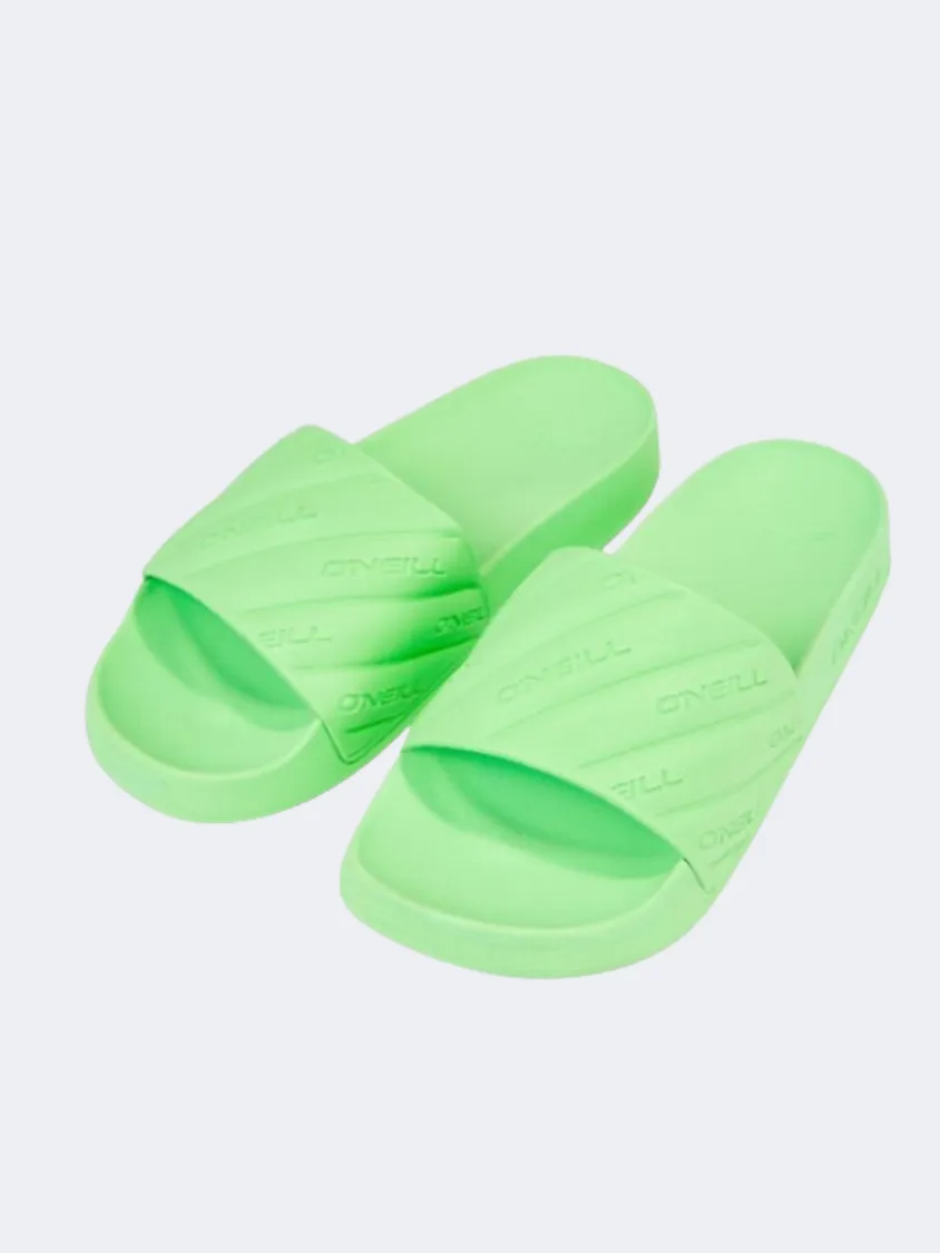 ONeill Rutile Women Beach Slippers Neon Green