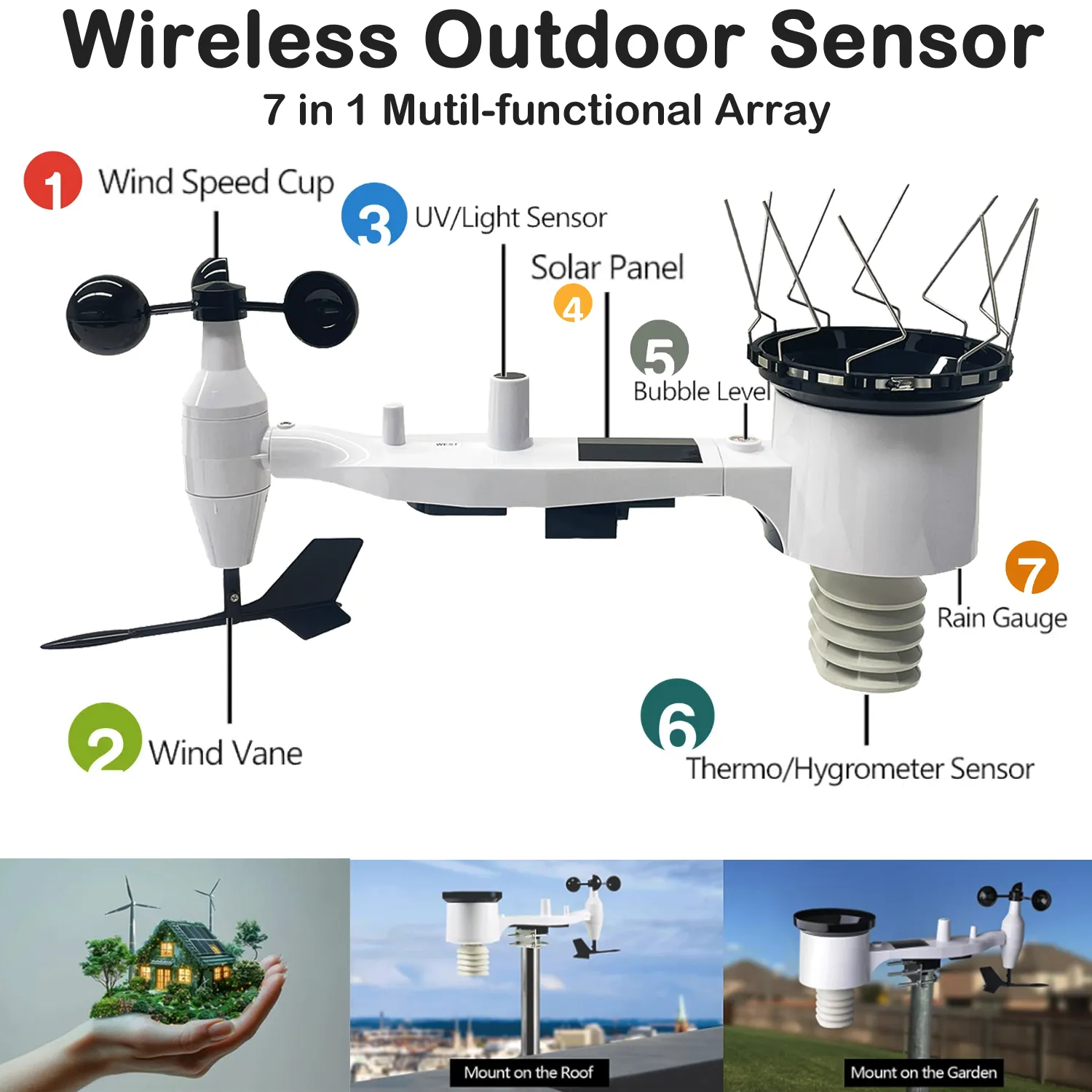 PanTech Weather Station Wireless Australia-Gen 3 IoT- Indoor Outdoor Monitoring-PT-WS3900- AU Stock