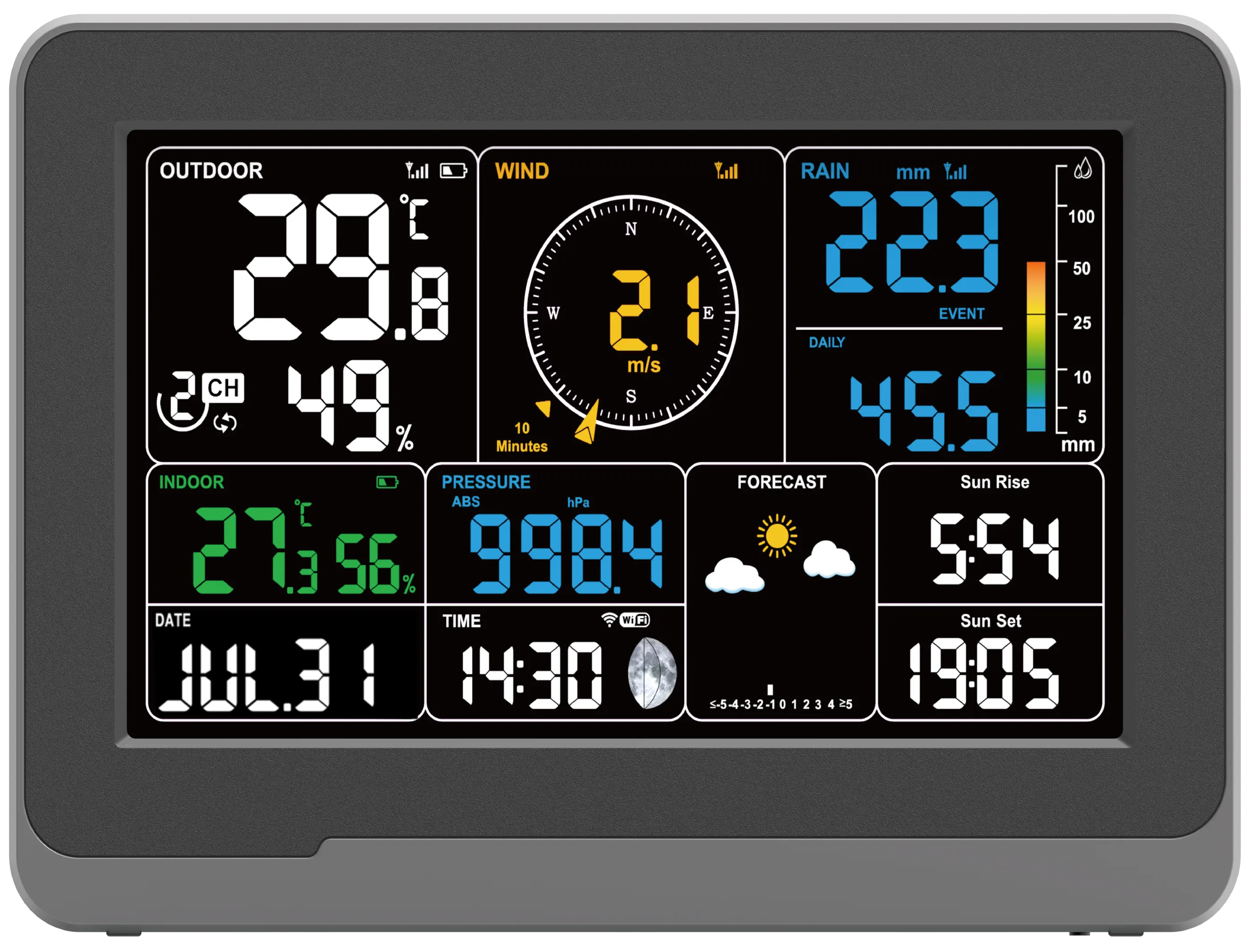 PanTech Weather Station Wireless Australia-Gen 3 IoT- Indoor Outdoor Monitoring-PT-WS3900- AU Stock