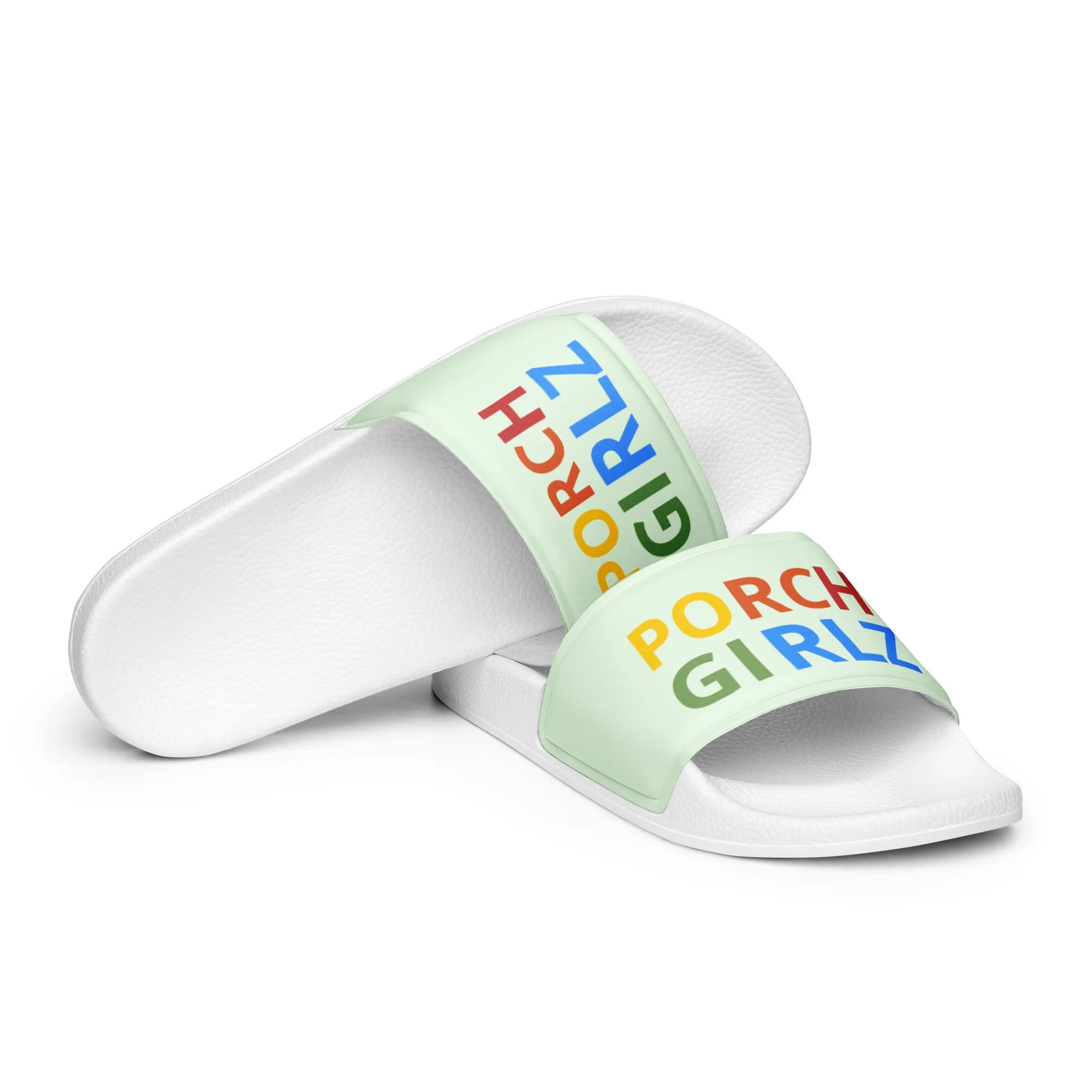 PORCHGIRLZ(HONEYDEW)Women's slides