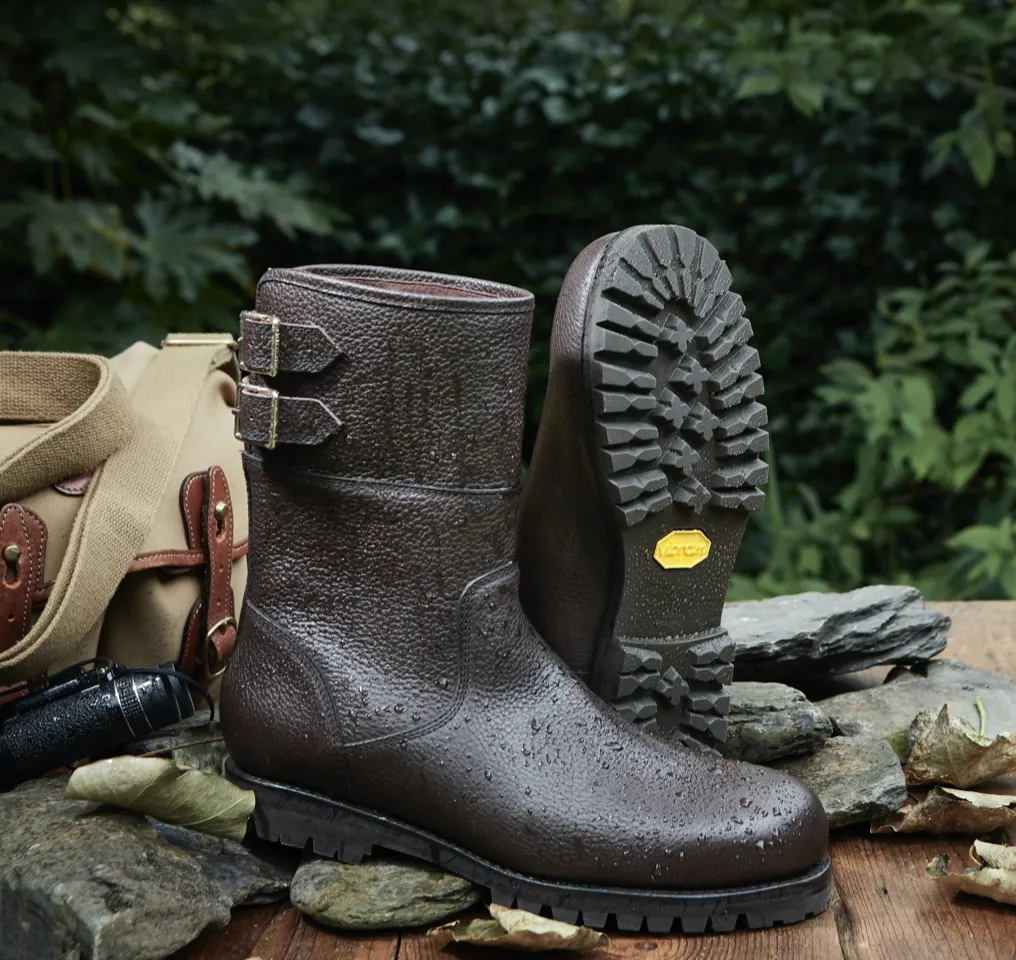 Protype - Hawk Boot in chestnut grain leather