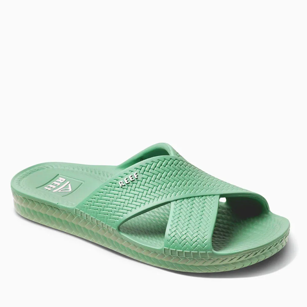 Reef Womens Water X Sliders - Neon Teal