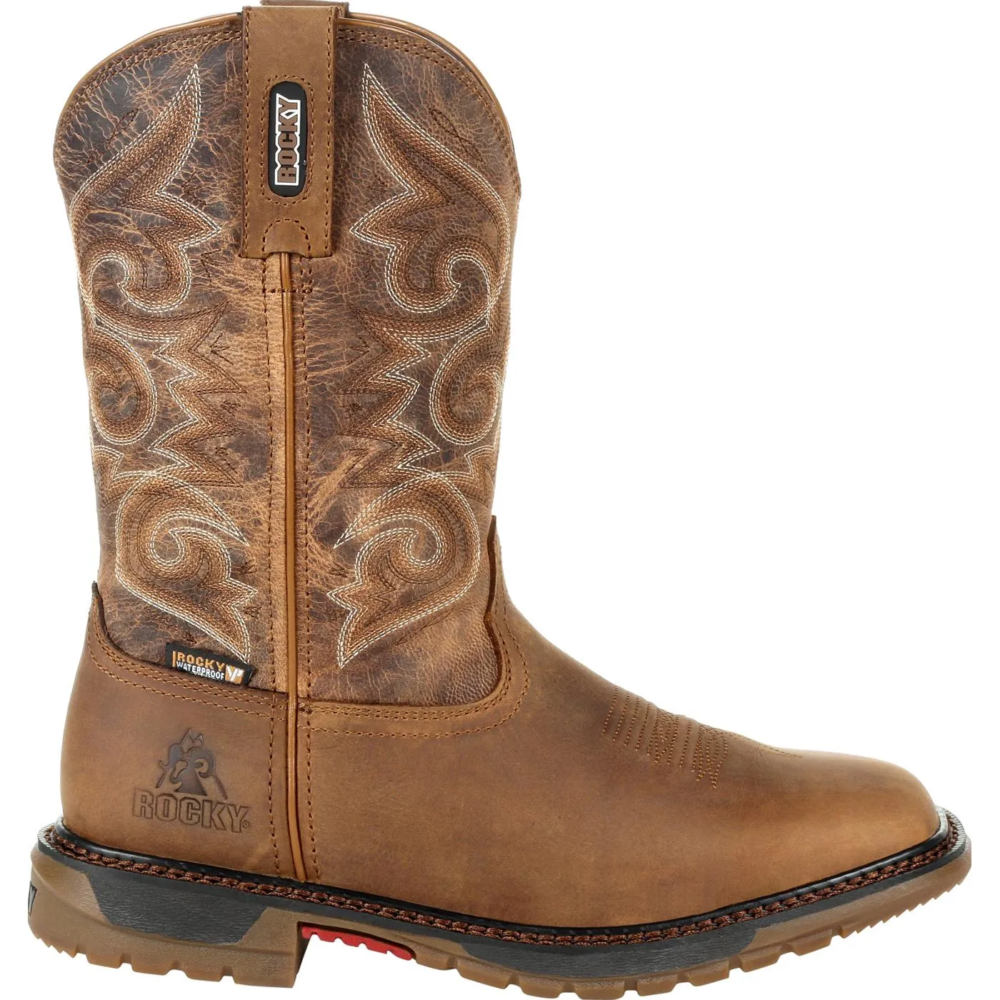 Rocky | Women's Original Ride FLX Waterproof Western Boot | Golden Rod