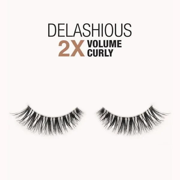 Samoa - Delashious 2X Volume-Curly False Eyelashes