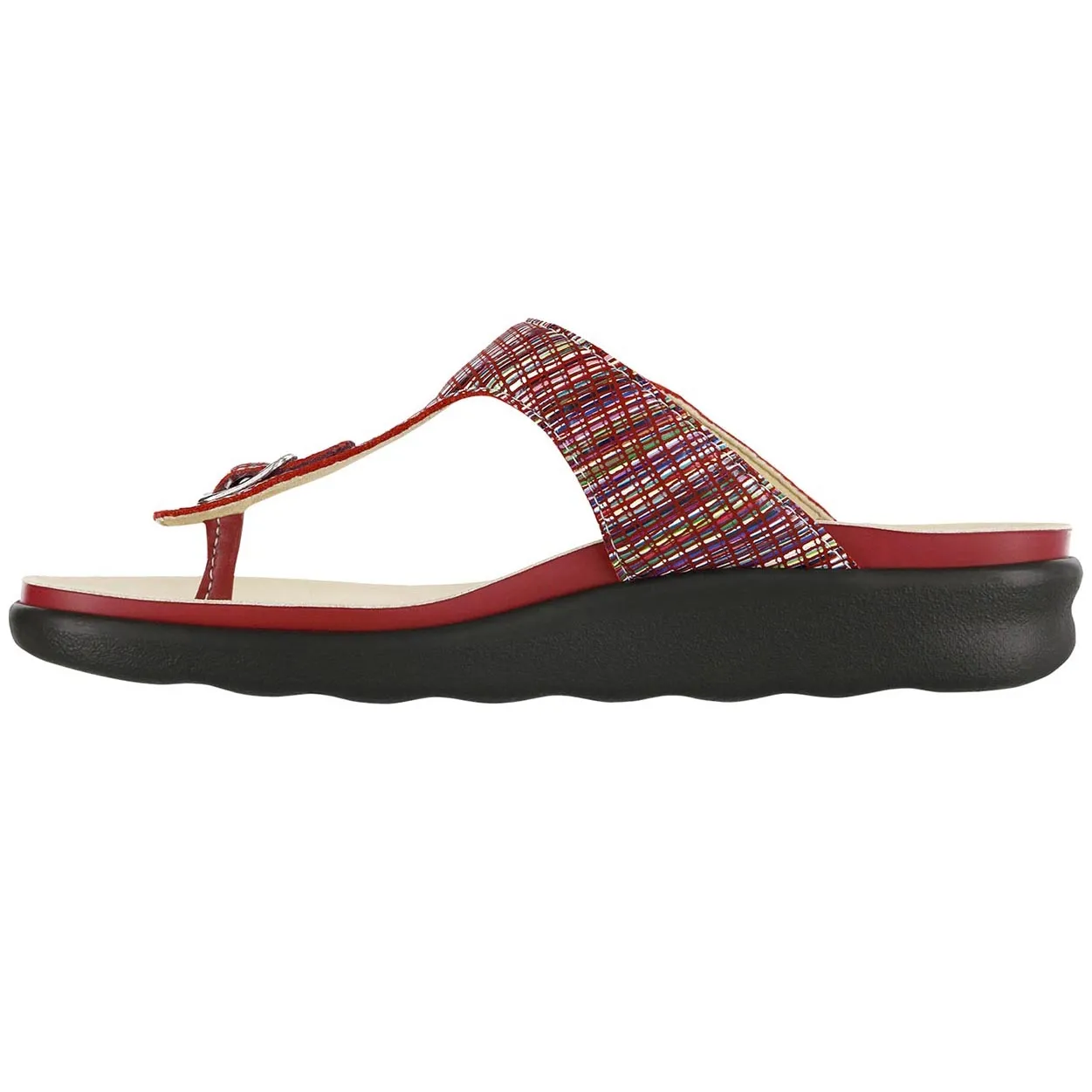 SAS Albuquerque Women's Sanibel - Rainbow Red at Brandy's Shoes Made in USA