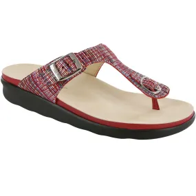 SAS Albuquerque Women's Sanibel - Rainbow Red at Brandy's Shoes Made in USA