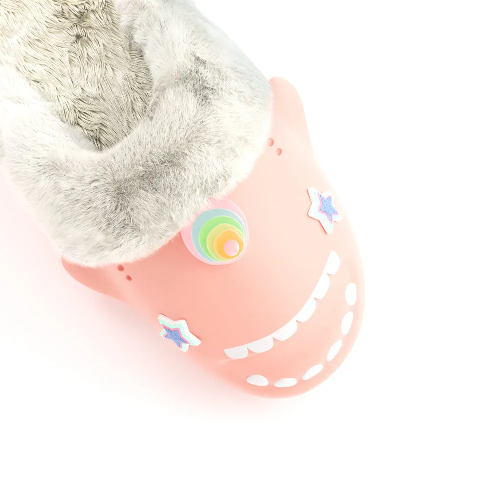 Sharkicks Pro - Winter Unicorn Blue Star Eyes Heel-open