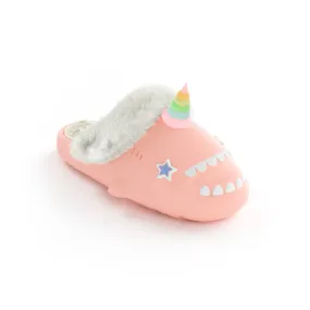 Sharkicks Pro - Winter Unicorn Blue Star Eyes Heel-open