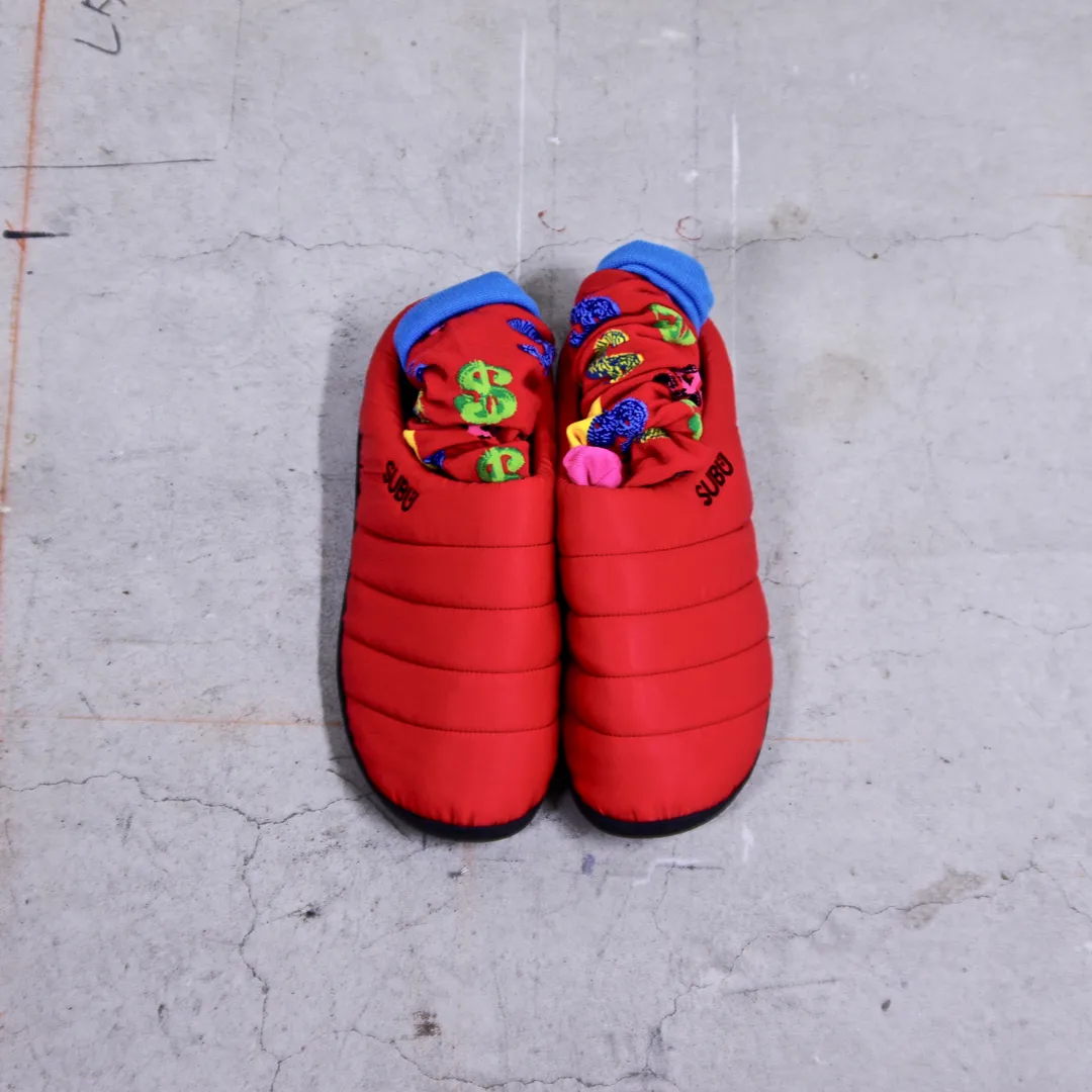 SUBU Tokyo Fall & Winter Slippers - Red