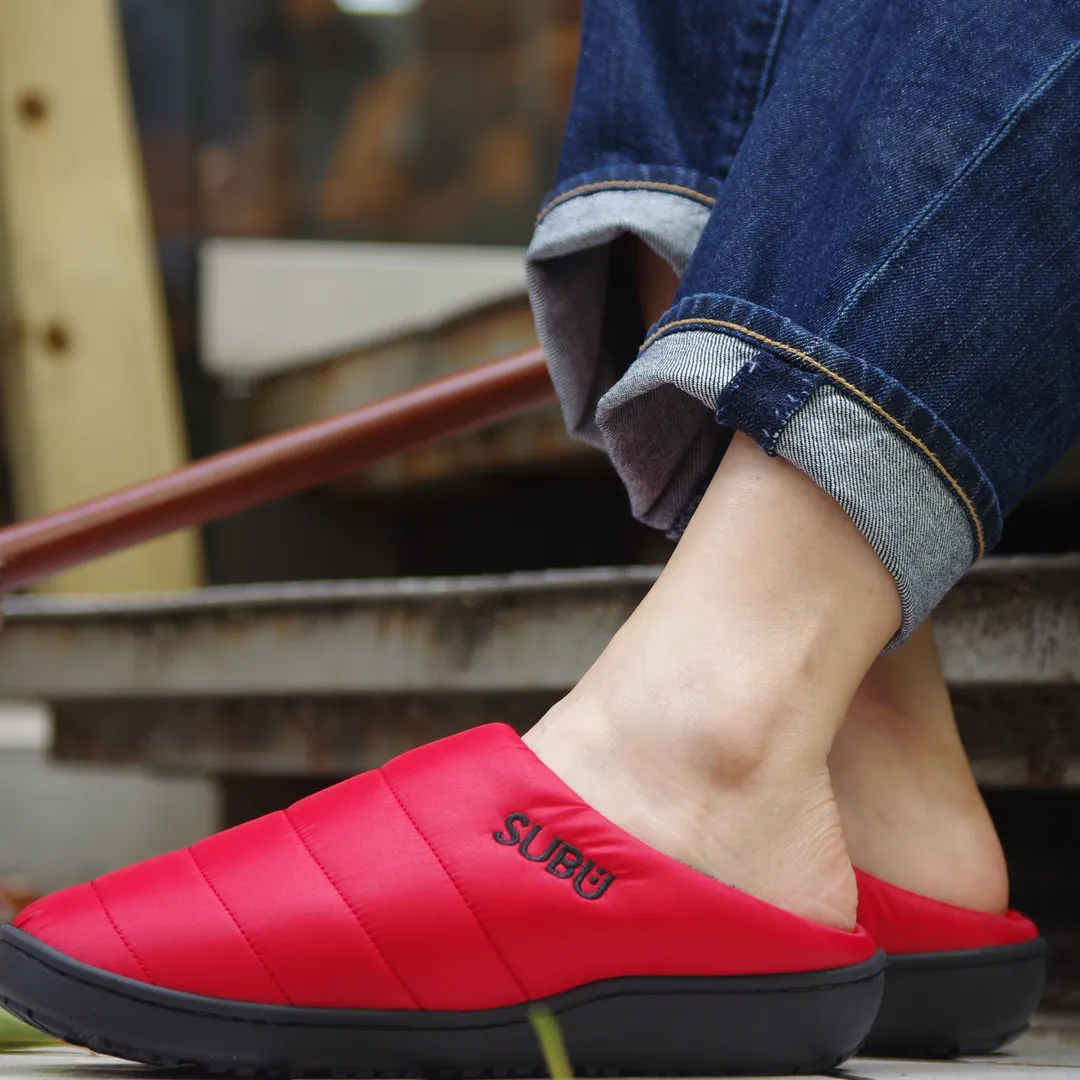 SUBU Tokyo Fall & Winter Slippers - Red