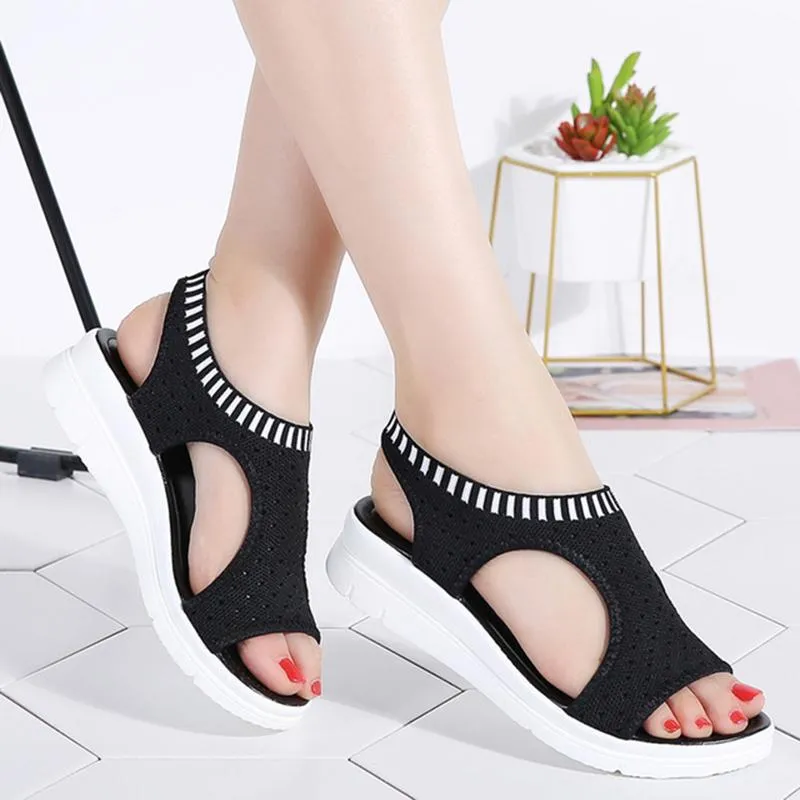 Summer Breathable Comfort Mesh Platform Sandals