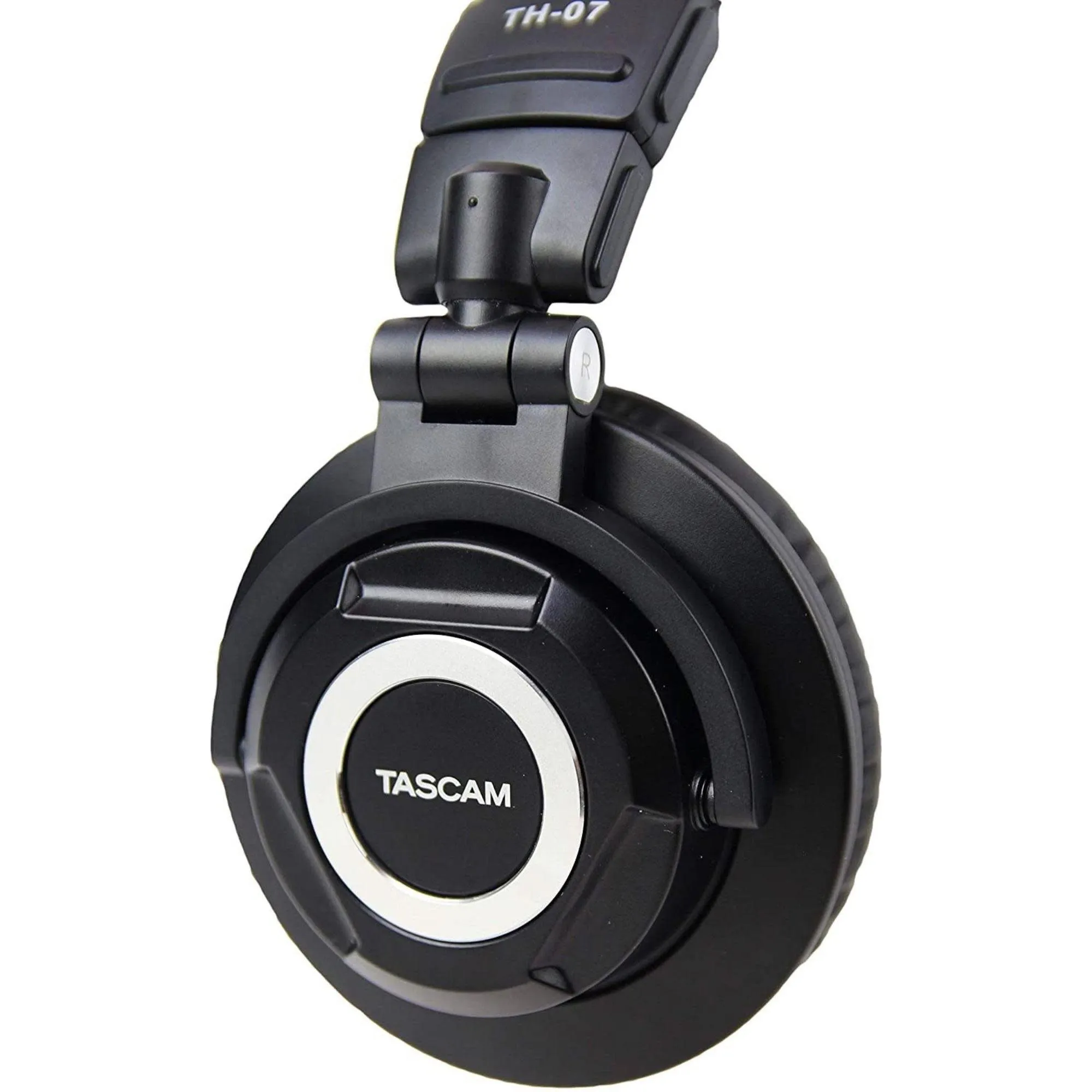 Tascam TH-07 High Definition Studio Monitor Headphones, Black