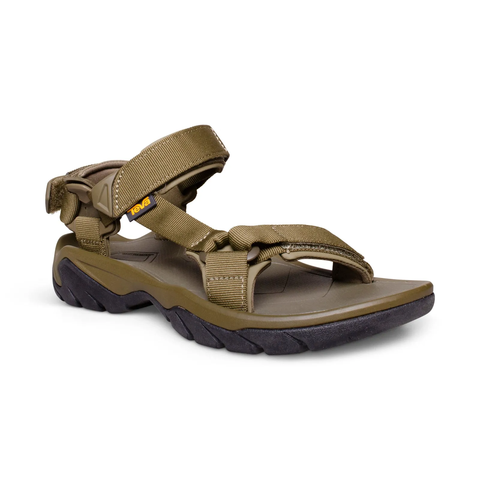 Teva Fi 5 Flooded Dark Olive Sandals - Men's