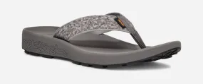 Teva Mens Hydratrek Flip Flop Vibe Dark Gull Grey