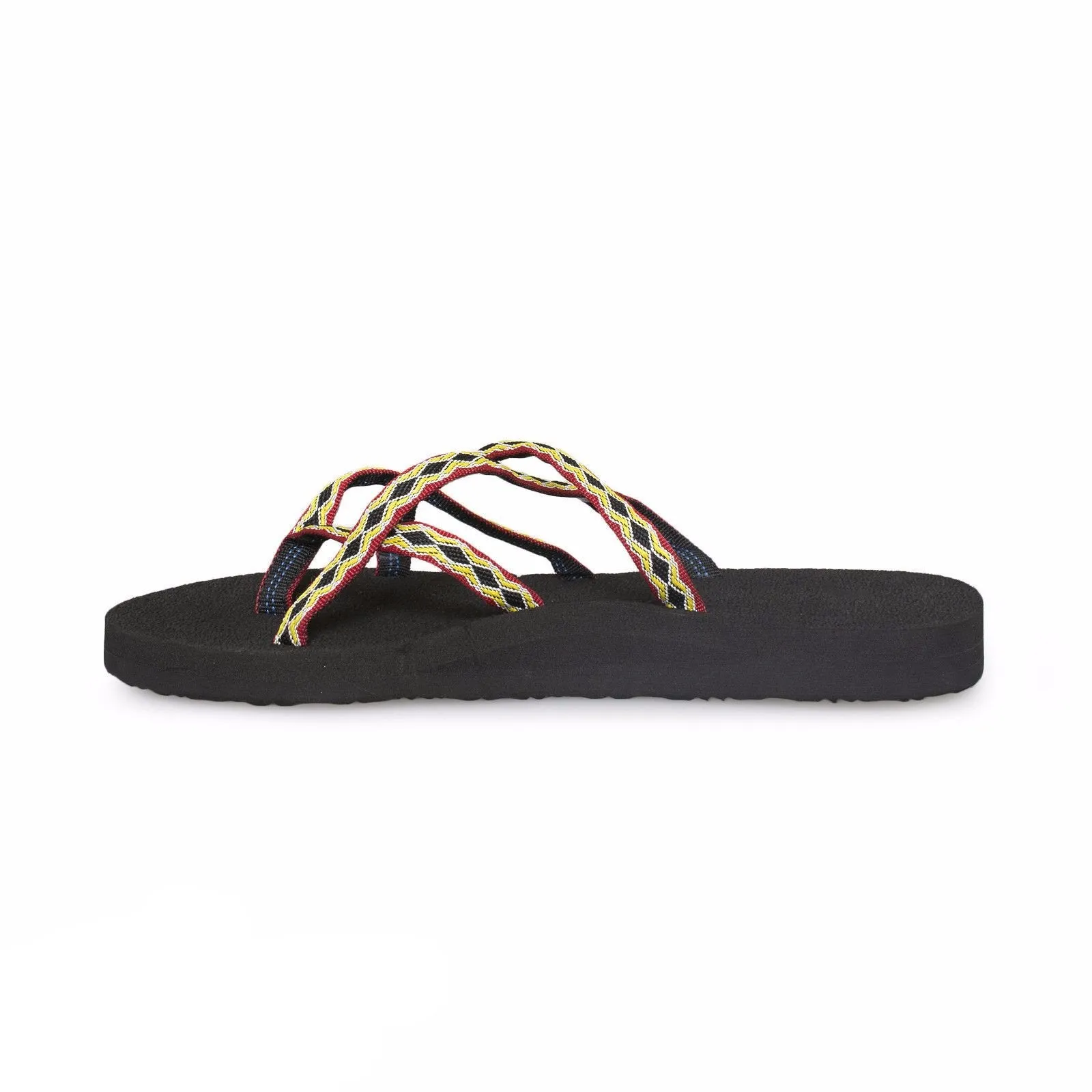 Teva Olowahu Black / Red / Yellow Flip Flops