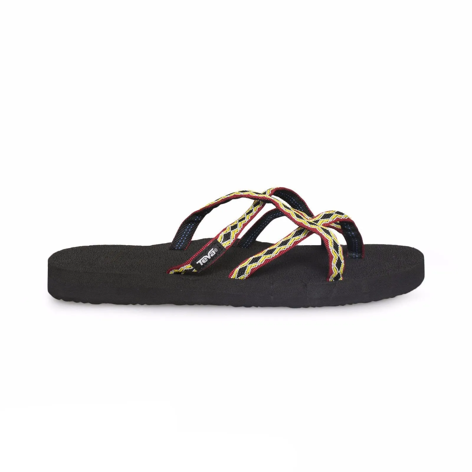 Teva Olowahu Black / Red / Yellow Flip Flops