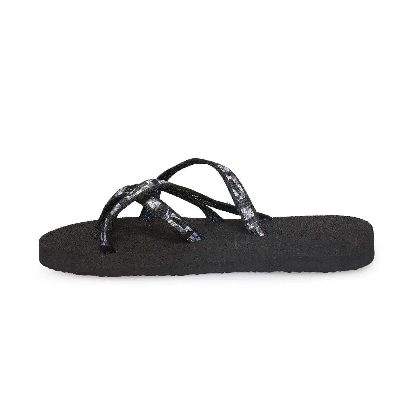 Teva Olowahu Black / Silver Flip Flops