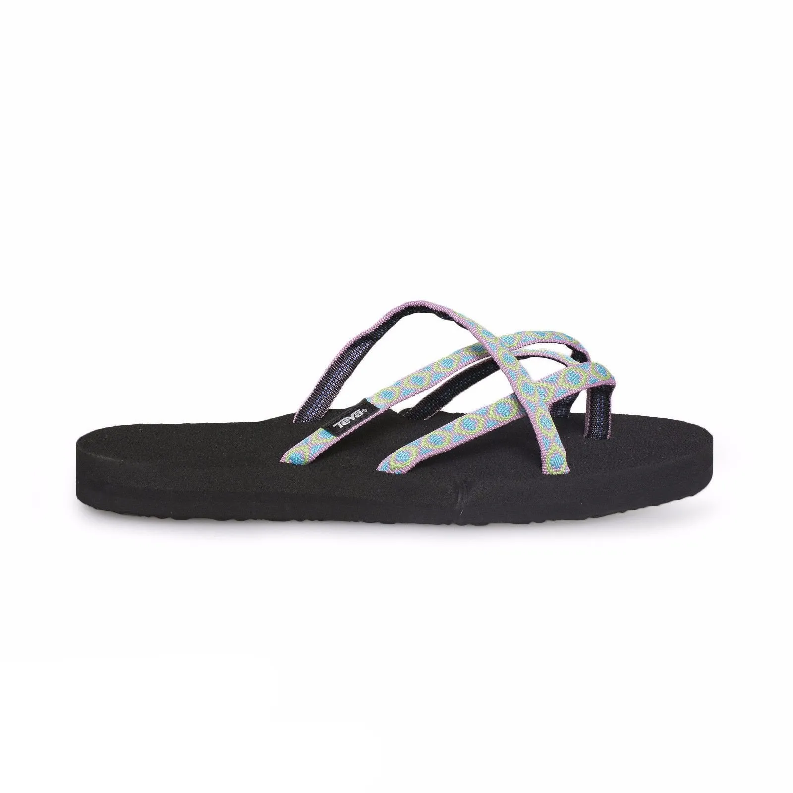 Teva Olowahu Blue / Green / Pink Flip Flops