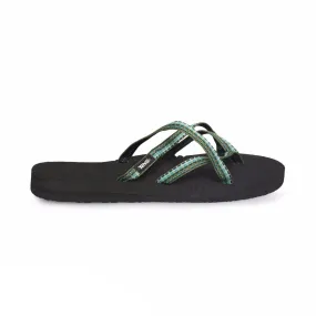 Teva Olowahu Green / White Plaid Flip Flops