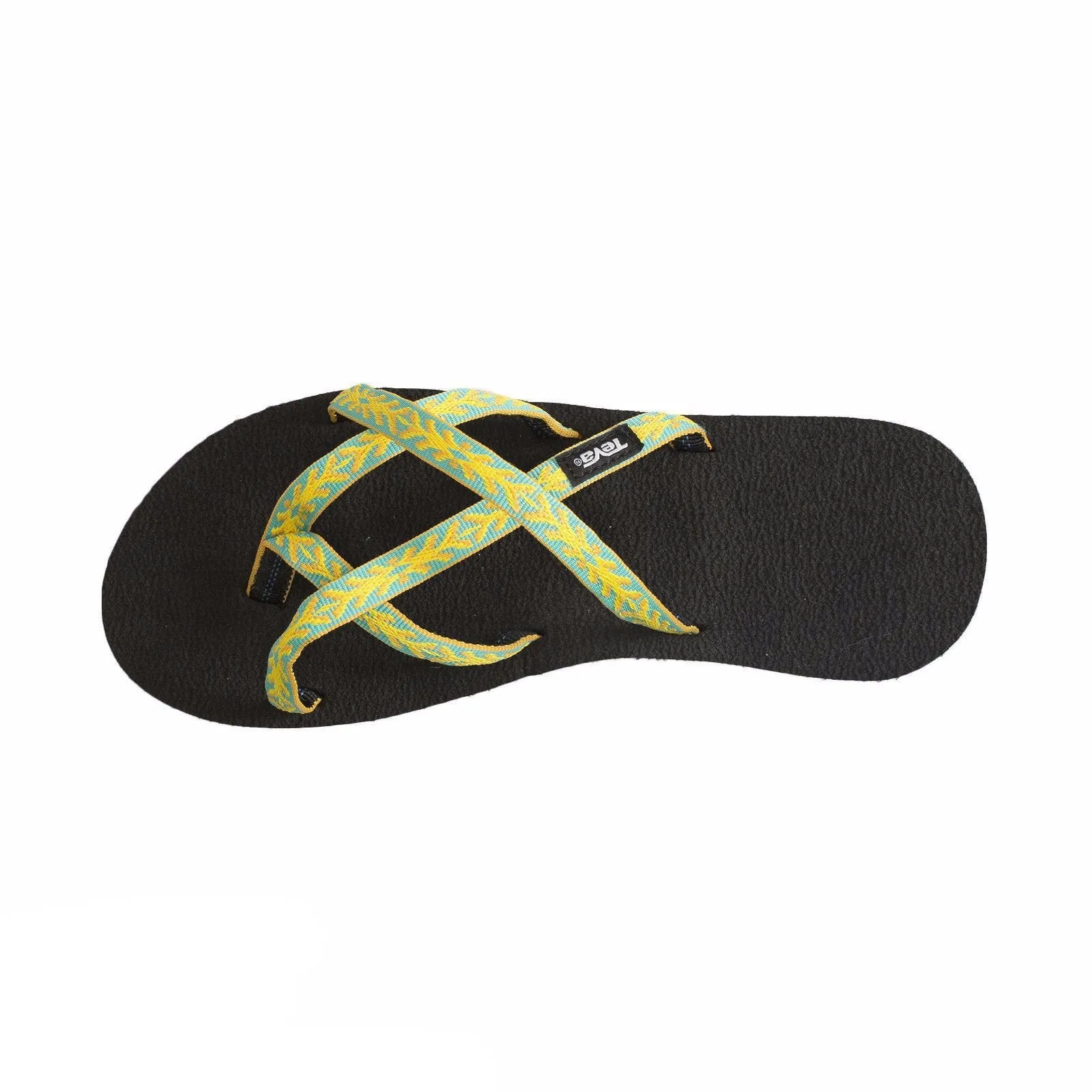 Teva Olowahu Green / Yellow Flop Flops