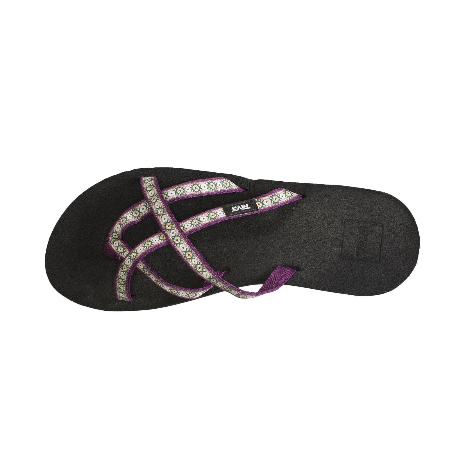 Teva Olowahu Lola Dark Purple Flip Flops