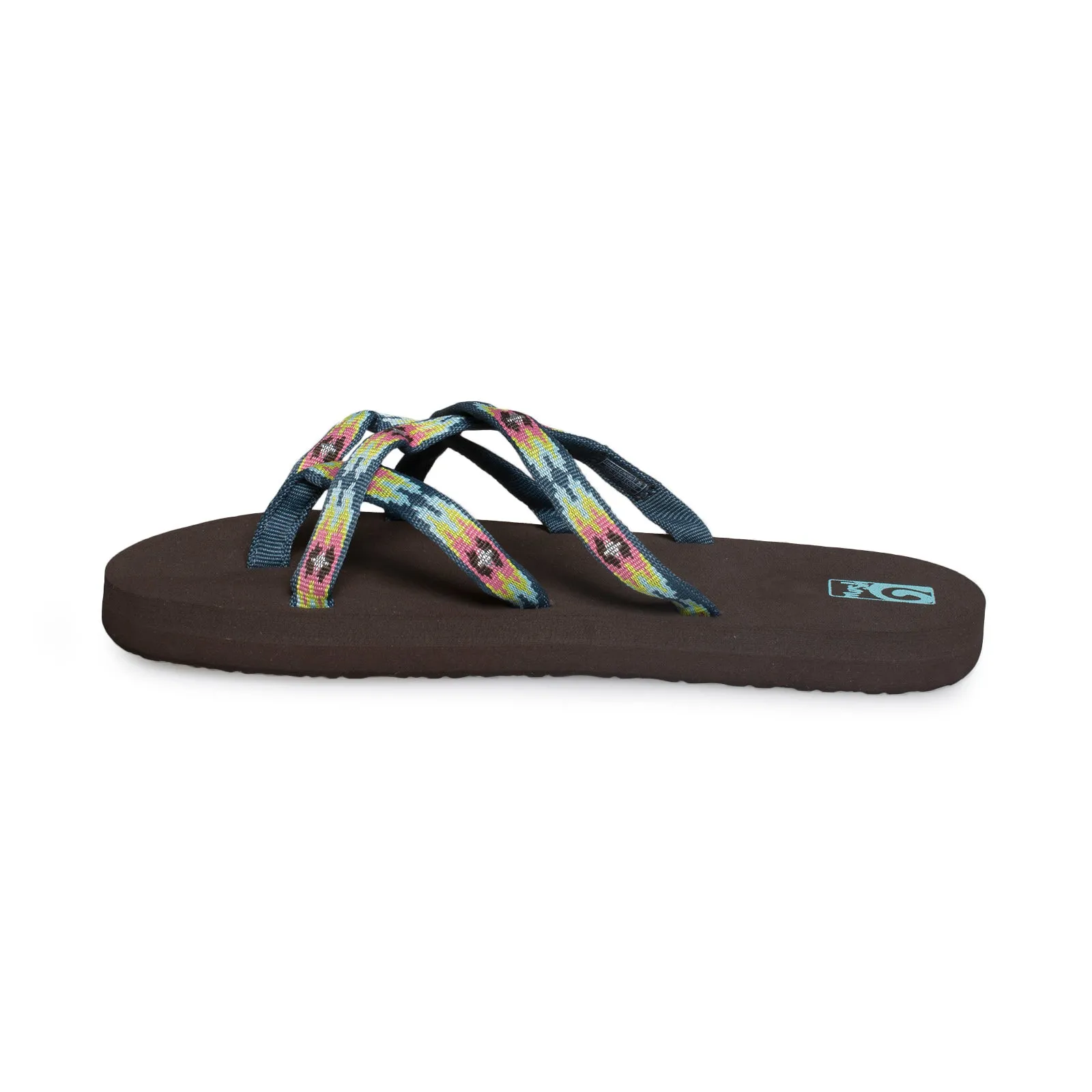 TEVA Olowahu Pana Chocolate Flip Flop - Youth