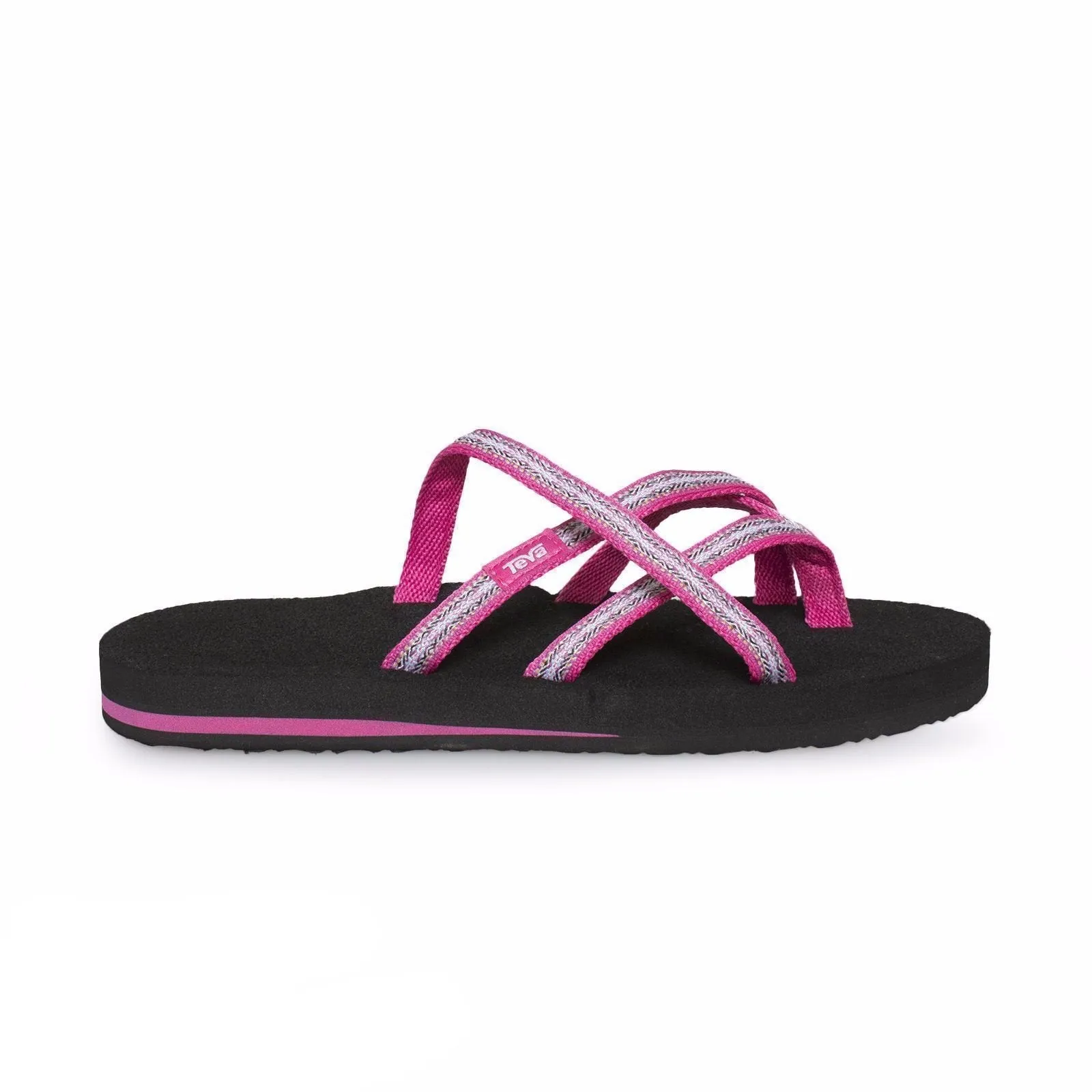 Teva Olowahu Pintado Raspberry Flip Flops