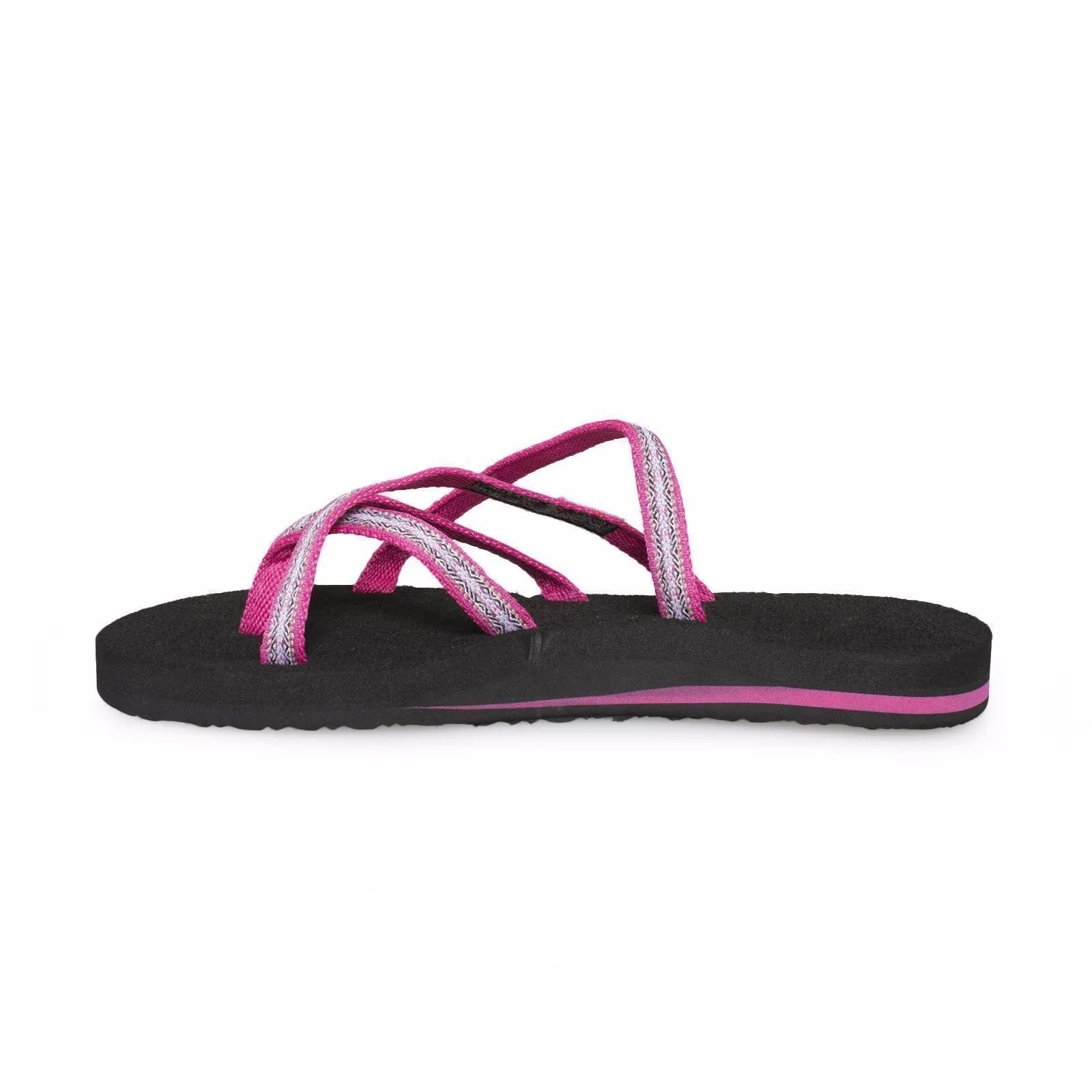 Teva Olowahu Pintado Raspberry Flip Flops