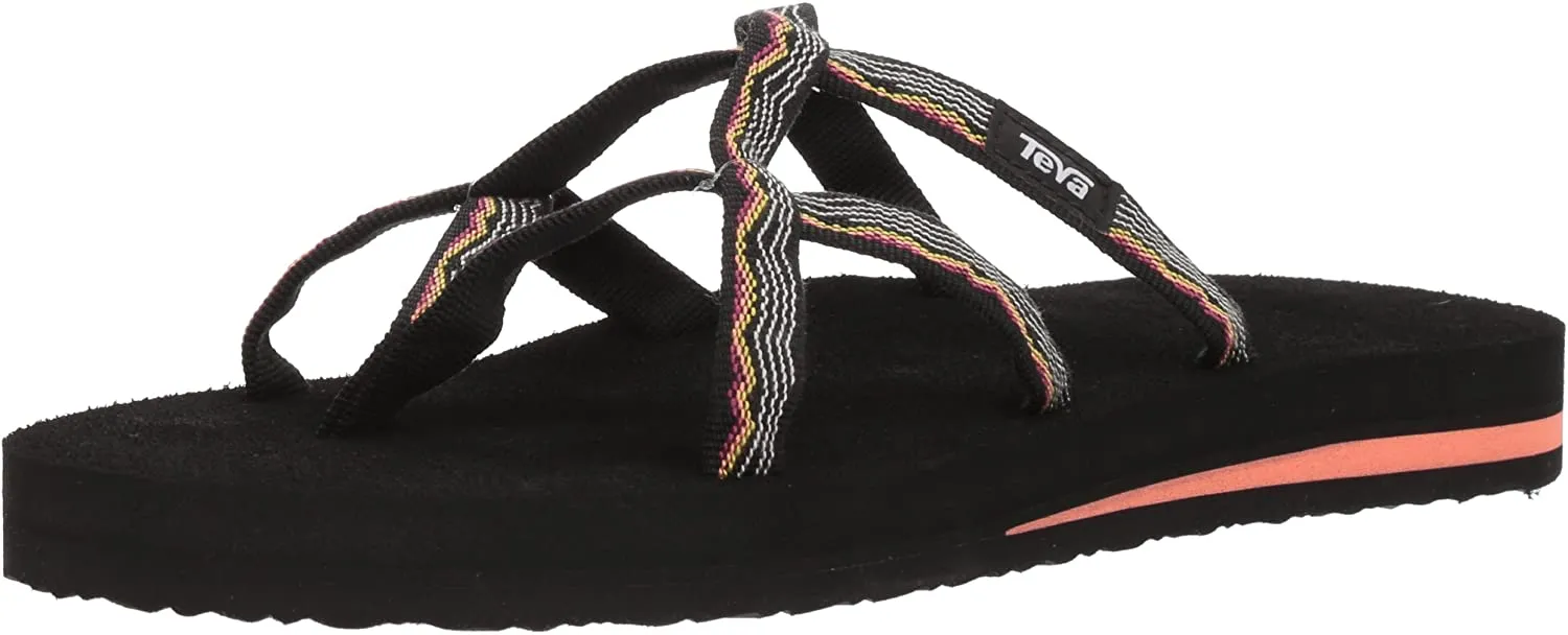 Teva Olowahu Vida Black Flip Flops - Women's