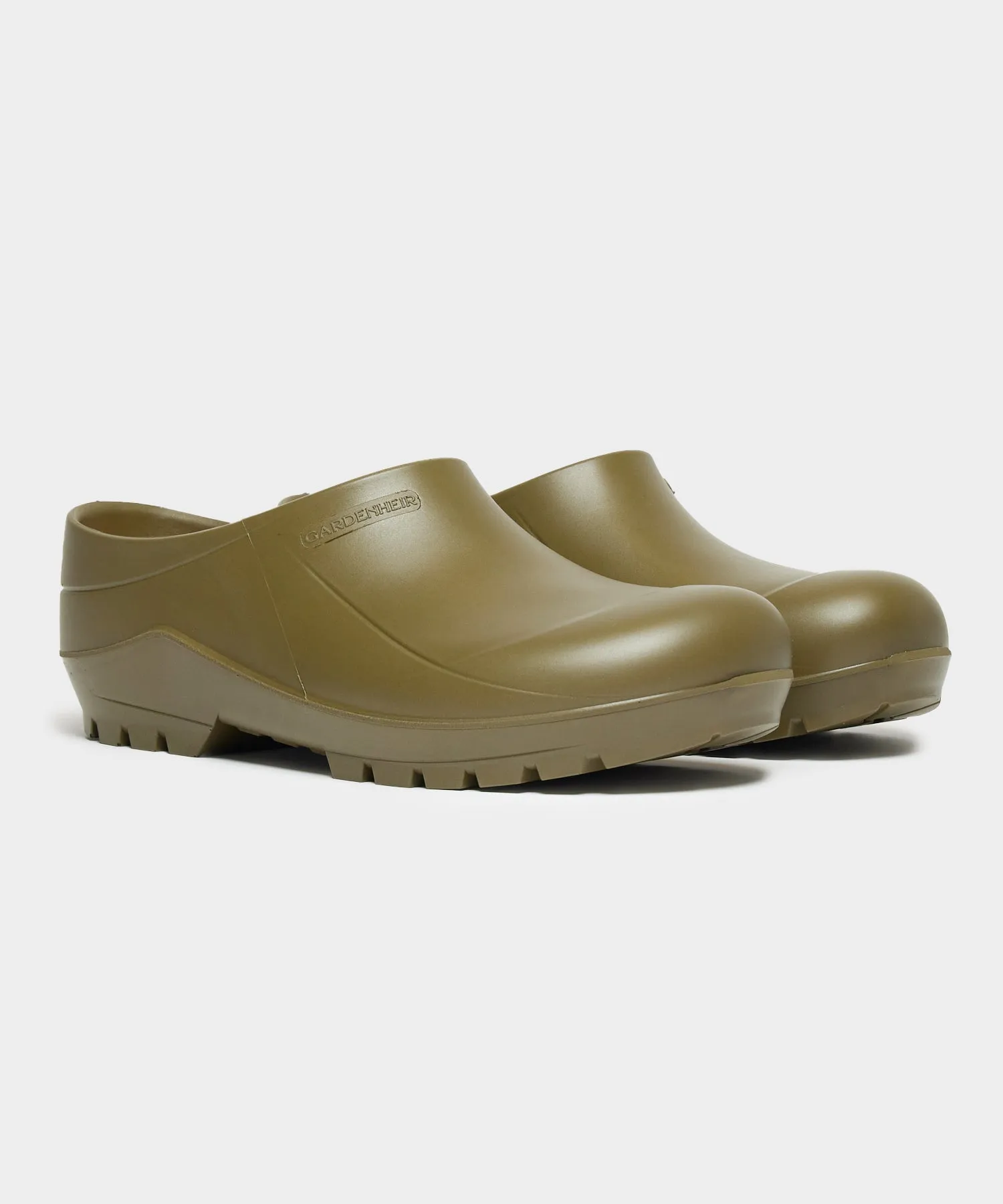 Todd Snyder x Gardenheir Rubber Clogs in Snyder Olive