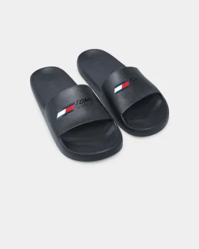 Tommy Jeans Sport Pool Slides Black