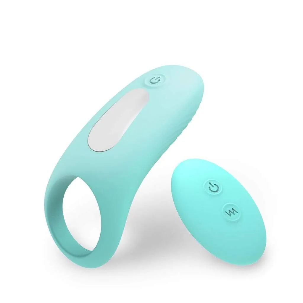 Tracy's Dog - Cocky Remote Control Vibrating Cock Ring (Tiffany Blue)