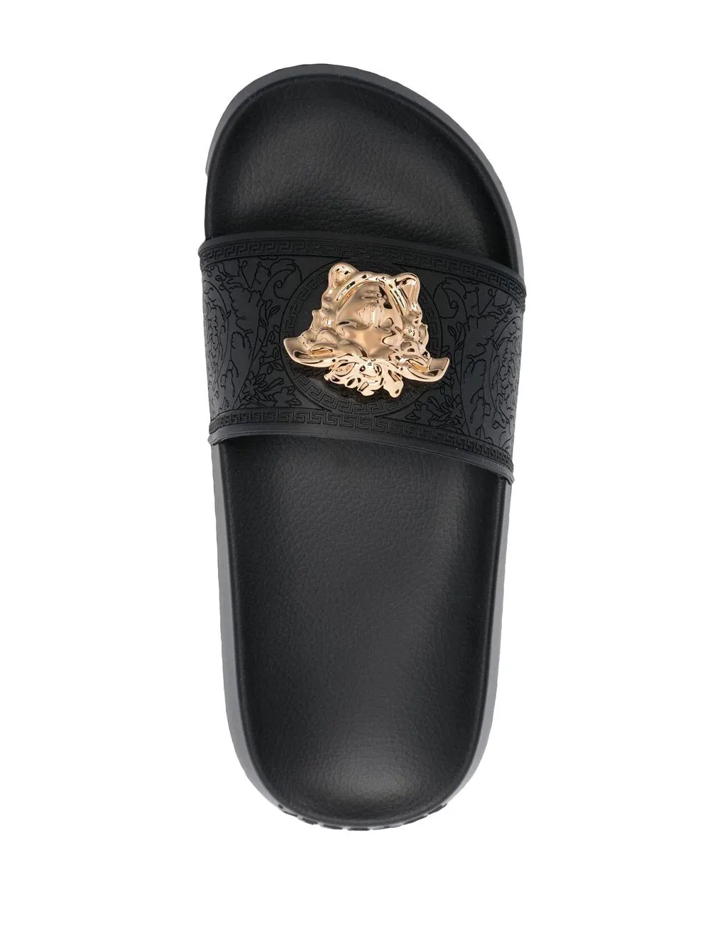 Versace Black Palazzo Pool Slides