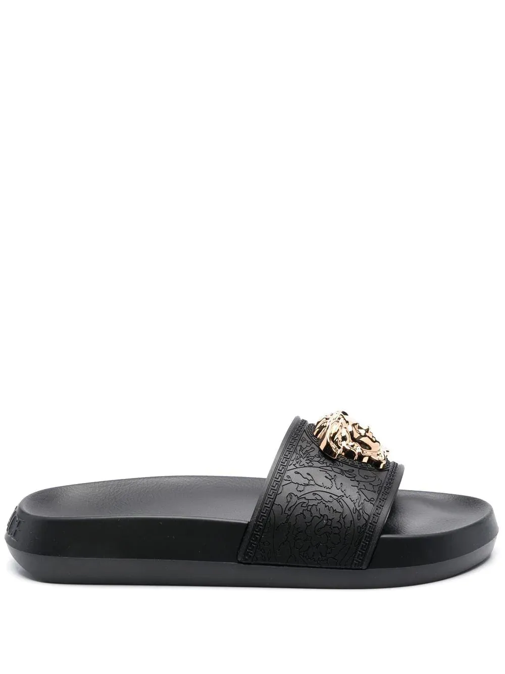 Versace Black Palazzo Pool Slides