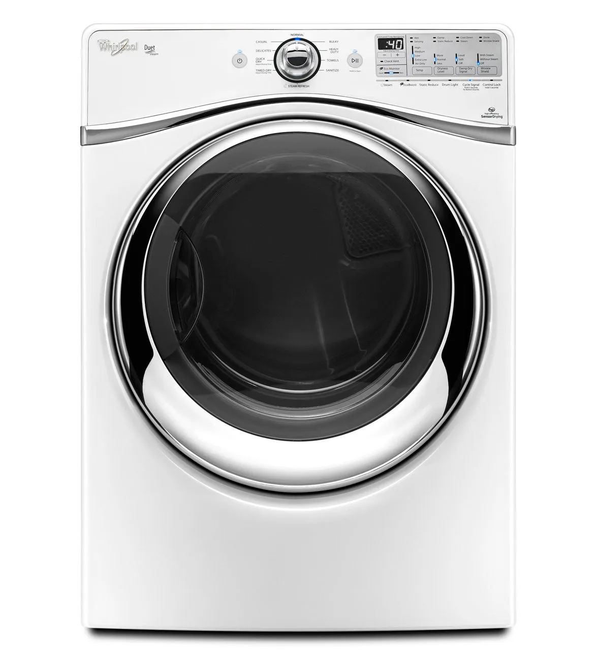 Whirlpool 7.4 cu. ft. Duet(R) Steam Gas Dryer with Advanced Moisture Sensing - WGD94HEAW