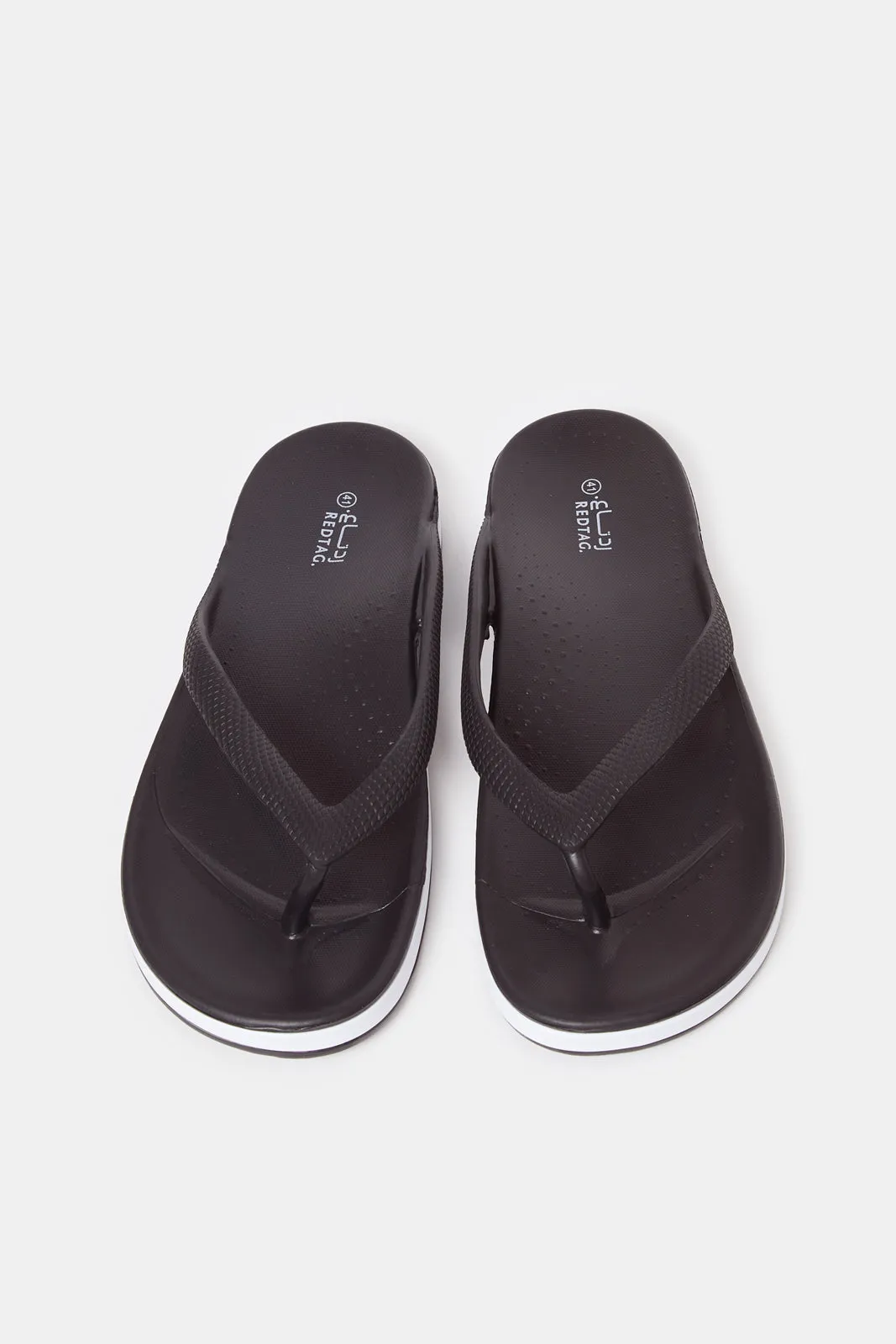 Women Black Solid Flip Flop