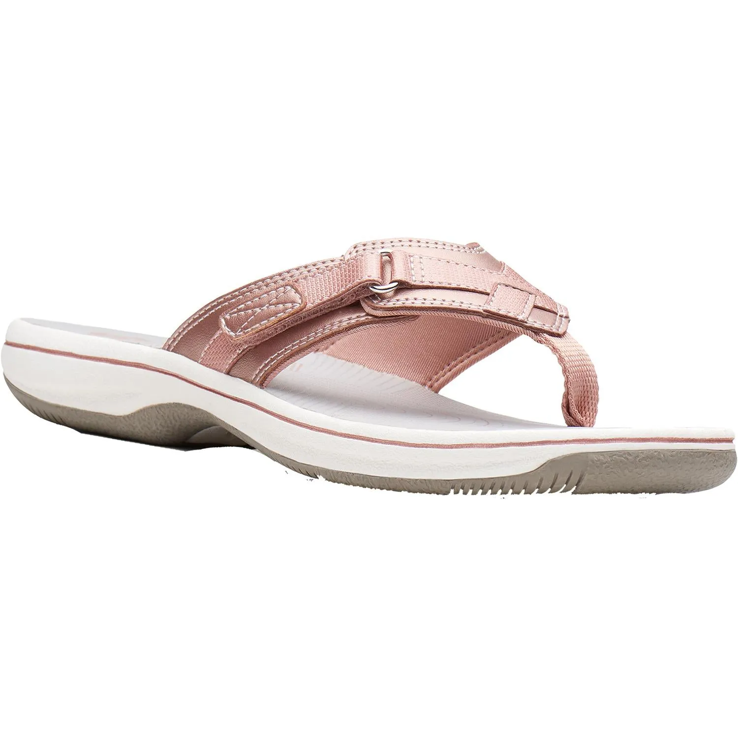 Women's Clarks Cloudsteppers Breeze Sea H Rose Gold Synthetic