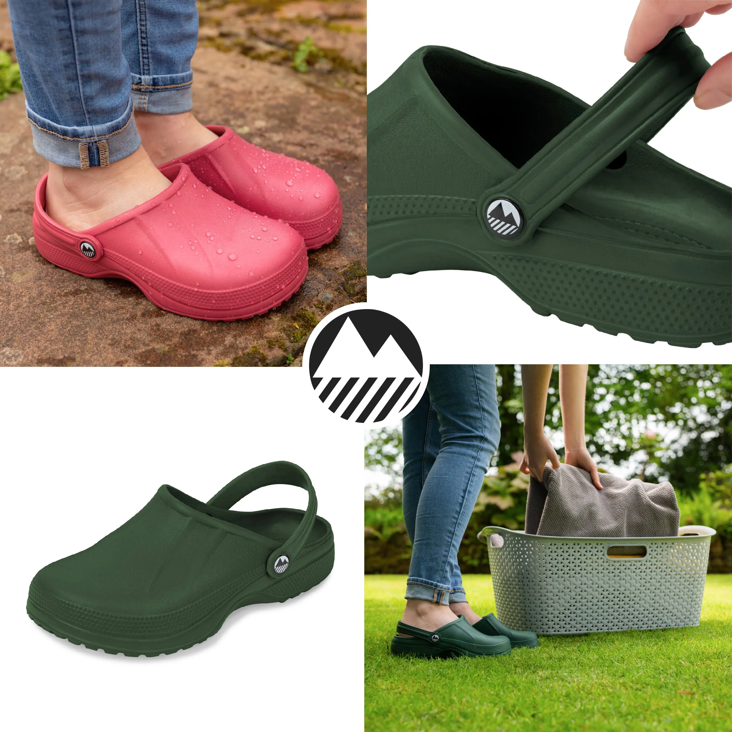 Women's Classic Allonby Garden Clogs - Wide Fit