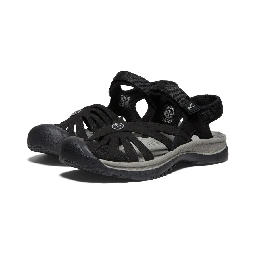 WOMEN'S ROSE SANDAL - BLACK/NEUTRAL GRAY