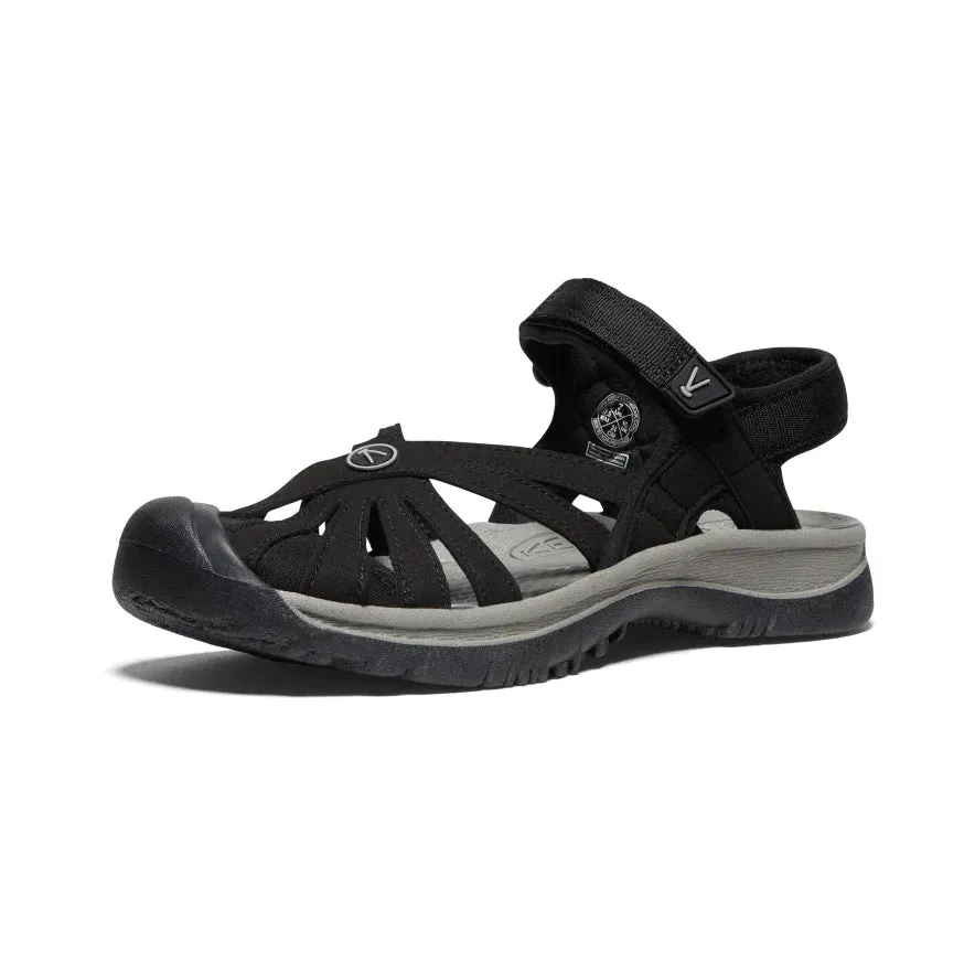 Women's Rose Sandal - Black/Neutral Gray