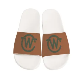 Woodcliff Lake Sandals - Brown and Green | Customized | Shoe Zero