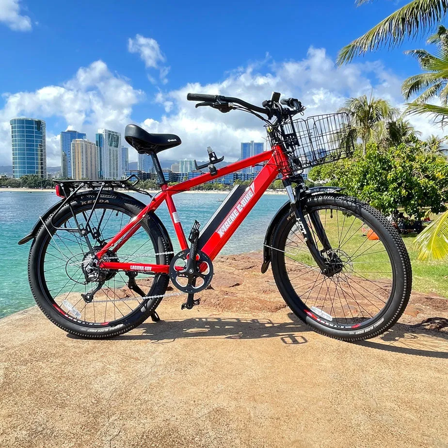 X-Treme Laguna Beach 48V 500W Beach Cruiser Electric Bike