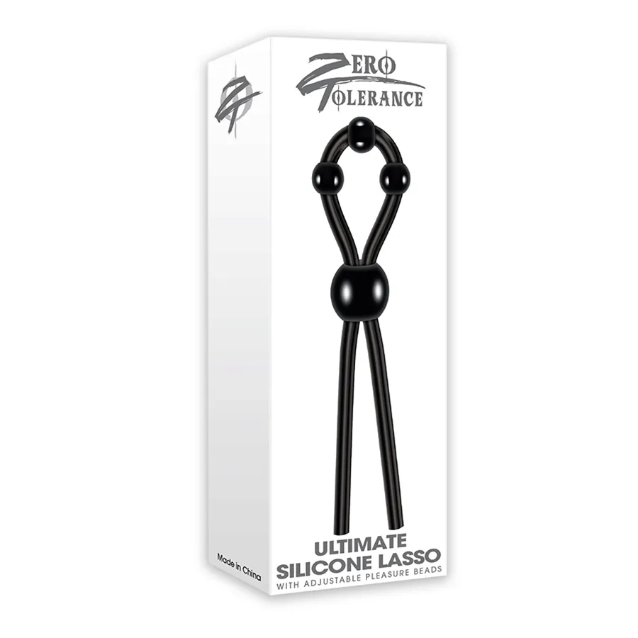 Zero Tolerance Ultimate Silicone Lasso with Adjustable Pleasure Beads